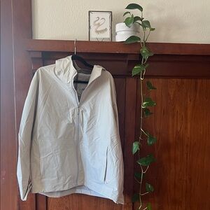 Arcteryx Men's Light Gray Windbreaker Jacket